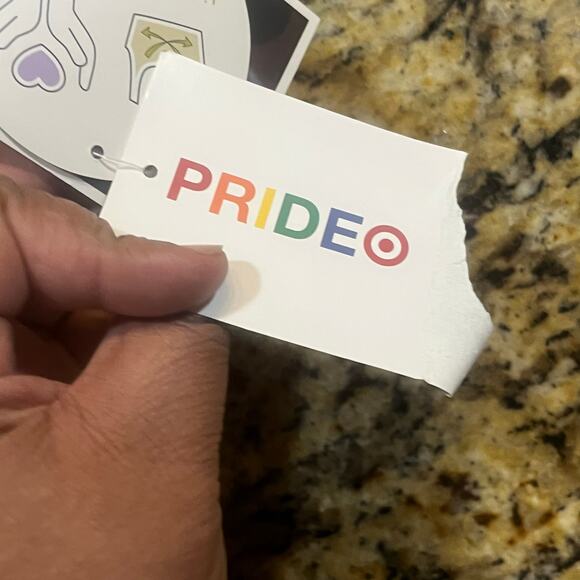 NEW Target Pride Rainbow Checkered Sports Bra 2X Pride Festival Yoga Activewear - Picture 4 of 5